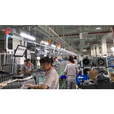 兴万达科技五金冲压SOP显示看板 赋能电子产品生产线实时化管理